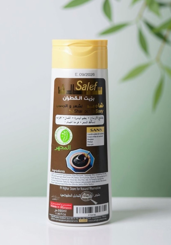 شامبو سالف بزيت القطران